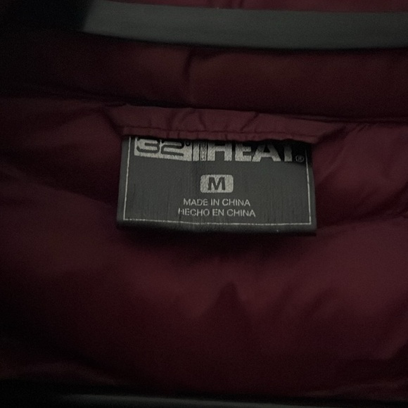 32 Degree Heat Light Weight Quilted Jacket Maroon and Black - Women’s M - Picture 10 of 16